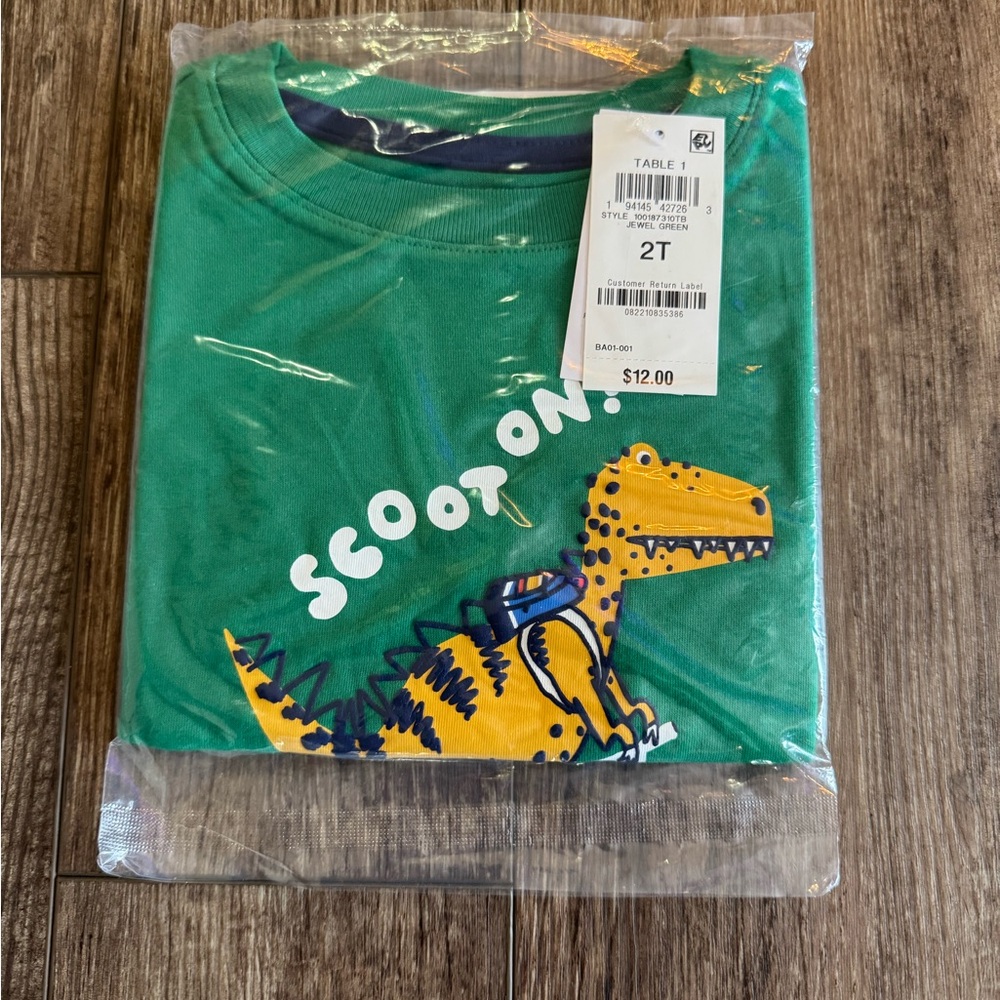 Boy 2T short sleeve dinosaur 🦖 top